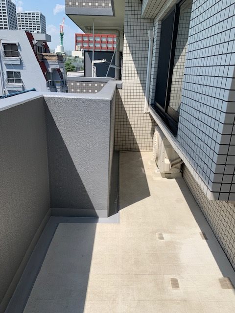 シーズクロノス新宿戸山 ベランダ