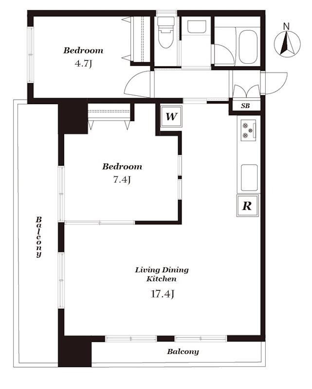 パレス大井 間取図・土地図
