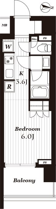ライオンズ東京三ノ輪ミレス 間取図・土地図